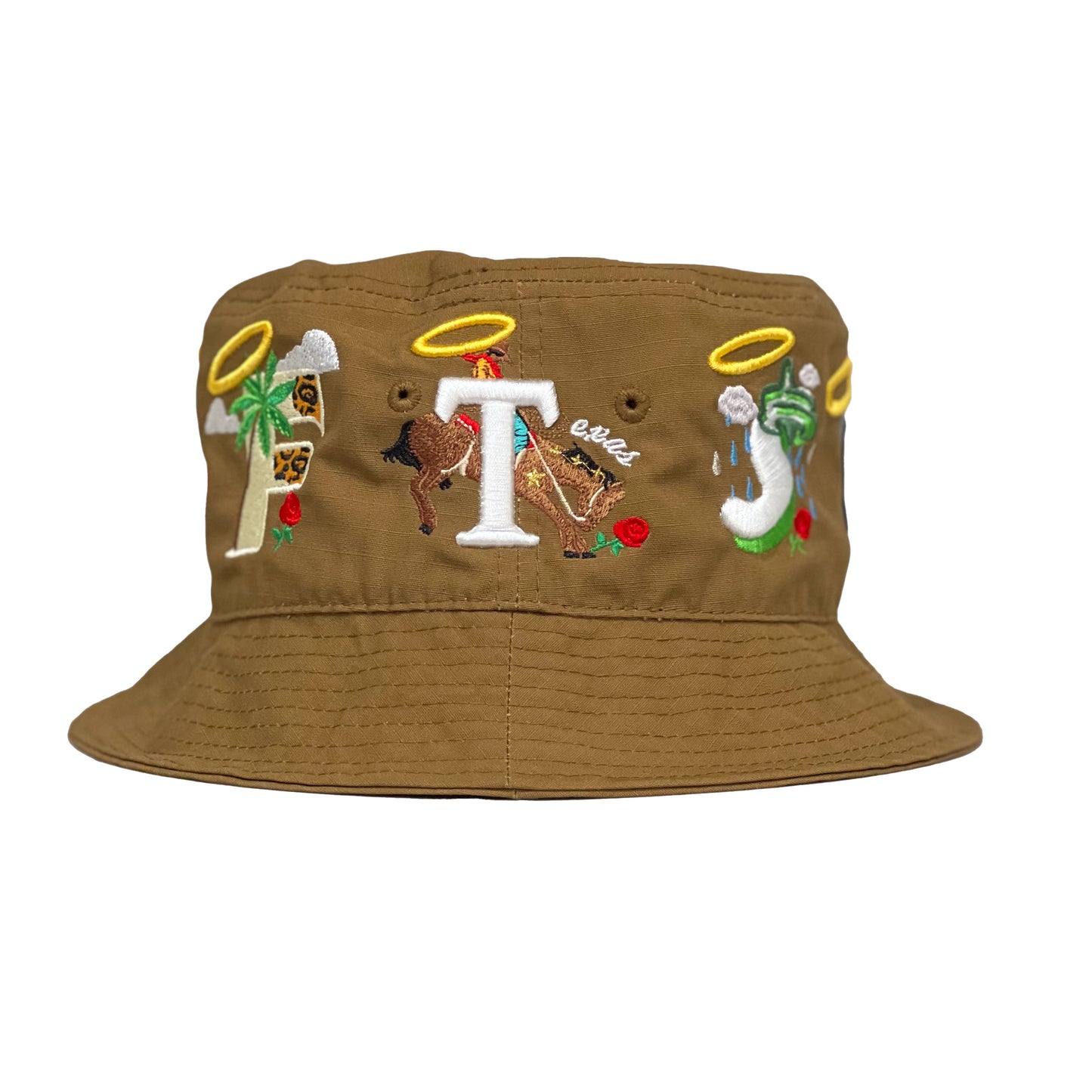 SBSD Crown of Halos Bucket hat season 3 (camel)